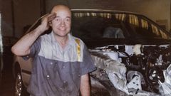 Castro, en una imagen de hace unas dcadas, durante su periplo en el concesionario y taller de Opel