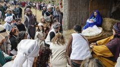 Los vecinos de Dac�n celebraron su tradicional bel�n viviente