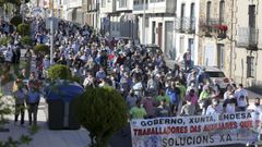 Protesta en As Pontes