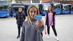 Usuarios de la tarjeta de transporte Xente Nova