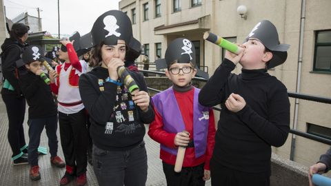 Carnaval del colegio Milladoiro de Malpica