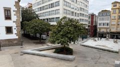 La pelea comenz� en la plaza del Humor, junto al mercado de San Agust�n