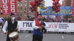 Manifestacin del 1 de mayo en Avils