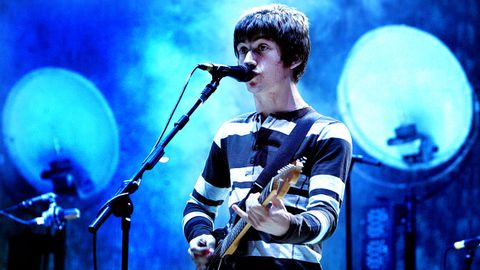 Un joven Alex Turner, vocalista de los Arctic Monkeys, en el concierto que la banda inglesa dio en el auditorio de Castrelos en Vigo en el 2007.