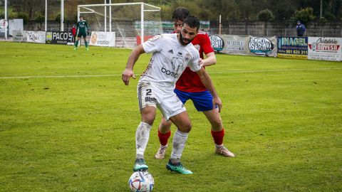 Paco Allo, autor del gol del Noia, en el partido de ida ante el Sigeiro disputado en el Julio Mato Matito.