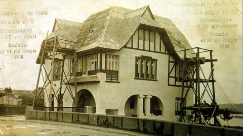 Imagen de Casa Carnicero, en Perillo, en 1916