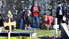 Homenaje en Vigo a los fallecidos por coronavirus