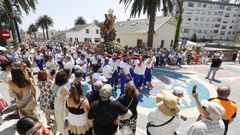 Procesi�n con la imagen de la Virgen del Carmen en Foz