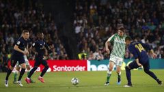 Edgar Gonz�lez, durante la visita del Real Madrid al Villamar�n esta temporada