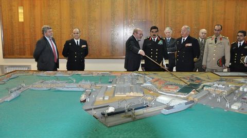 La delegacin saud conoci las capacidades del astillero 