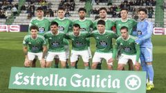 Once inicial del Racing esta temporada en el partido disputado frente al Cacere�o en A Malata. 