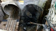 La segunda tuneladora llega a Vigo