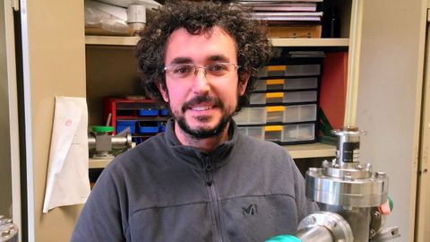 Aurelio Hierro-Rodr�guez, investigador del departamento de F�sica de la Universidad de Oviedo