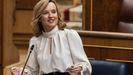 La ministra de Educacin, Pilar Alegra, durante la sesin de control al Gobierno en el Congreso