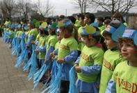 Una de las �ltimas actividades que realiz� el Gregorio Sanz, con motivo del D�a del �rbol. 