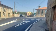 La circulaci�n en el cruce de Pontevea se regula ahora a trav�s de una rotonda