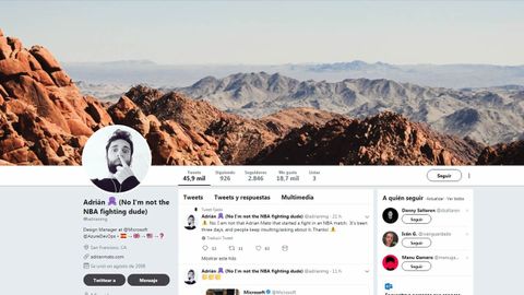 Encabezado del twitter de Adrián Mato Gondelle