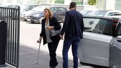 La exsecretaria general del PP, Mara Dolores de Cospedal, llega para declarar en el juicio por el borrado de los ordenadores de Brcenas