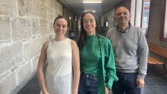 El equipo de IDIS formado por Guadalupe Garc&iacute;a, M&oacute;nica P&eacute;rez e Alberto Ruano.