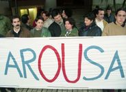 Una de las protestas contra el uso de �Arosa�