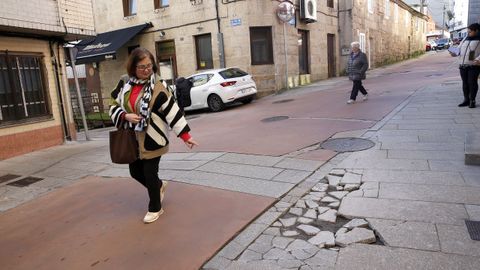 DESTROZOS Y DENUNCIAS EN LA CALLE ROMERO ORTIZ