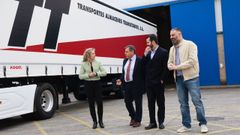 Aneiros durante su visita al Grupo TT