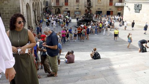 Largas colas para acceder a la Catedral
