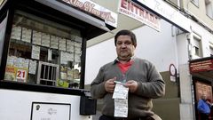 Felix Sande, vendedor de la ONCE