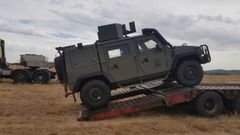 Im�genes de archivo de unas maniobras de la Brilat en el campo de maniobras de El Teleno