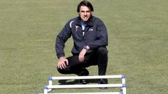 Fran Albert en su etapa como miembro del cuerpo t�cnico del Celta