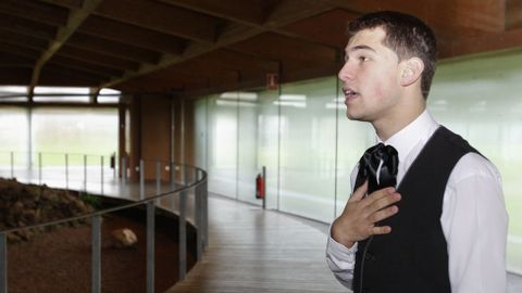 Yago Espasand�n recita un poema de Pondal