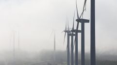 Un parque elico gallego de Iberdrola, en foto de archivo