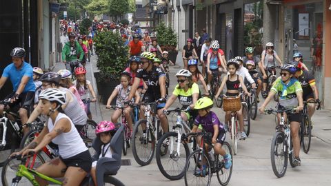 Imagen de archivo de la celebraci�n del D�a da Bici en Ribeira.