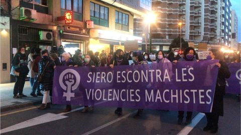 Manifestaci�n del 8M en Gij�n
