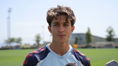 El nuevo jugador del Celta Fortuna Alexis Olmedo.