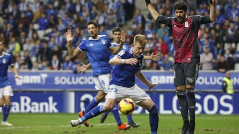 Derbi en el Carlos Tartiere entre el Oviedo y el Sporting, temporada 2018-2019