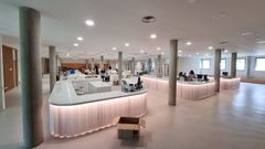 La zona de servicios se ha instalado cerca de la Biblioteca Intercentros.