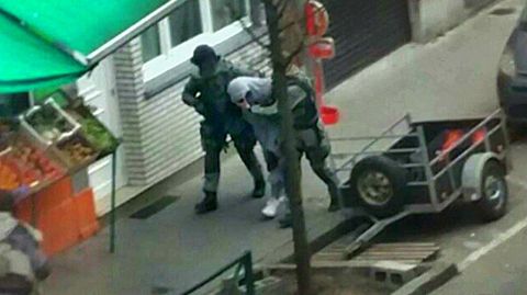 Detenciones en Molenbeek el pasado viernes