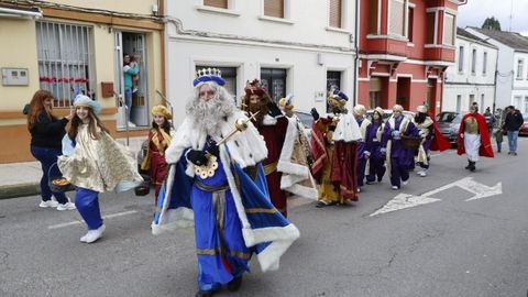 Visita de los Reyes Magos a Parga
