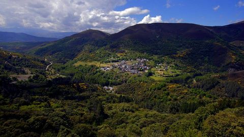 Parque natural Serra da Encia da Lastra en Rubi, comarca de Valdeorras