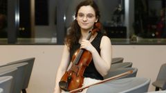 La violinista Paula Diz.  
