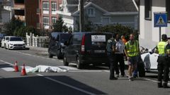 El accidente tuvo lugar en la traves�a urbana de O Vicedo, en la LU-862
