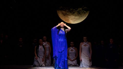 Un momento de la representación de «Norma» a cargo de la Ópera Nacional de Moldavia
