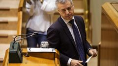 El lendakari I�igo Urkullu, en el Parlamento Vasco