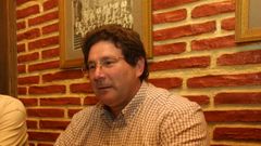 Roberto lvarez, en una rueda de prensa en el 2005