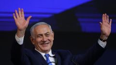 Netanyahu celebra los resultados de las elecciones que le permitir�n volver a gobernar