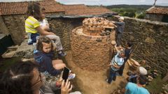 Cocedura tradicional en el Ecomuseo Forno do Forte de Bu�o