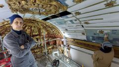 Restauraci�n de la capilla de las Reliquias en la iglesia del Colegio de la Compa��a