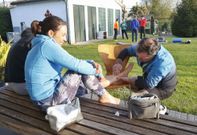 El albergue de peregrinos de Pontevedra est� teniendo durante estos d�as una intensa actividad. 