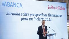 Hern�ndez de Cos, en el 2024 en unas jornadas financieras en La Voz
